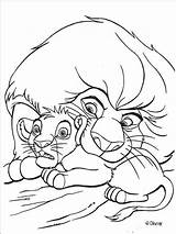 Simba Pages Coloring Printable Color sketch template