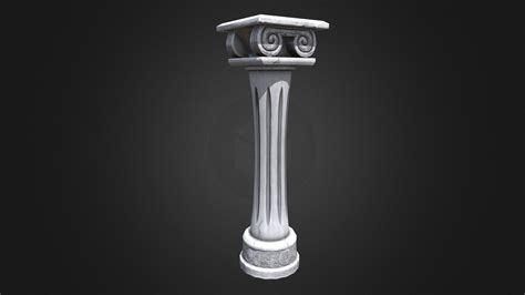 Pillar Low Poly Buy Royalty Free 3d Model By Kennyt [004adc2