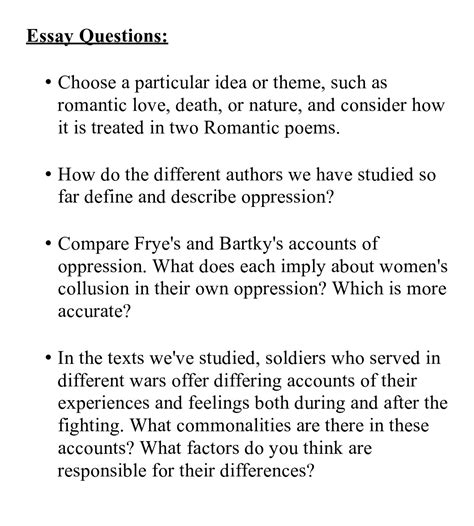 writing essay questions types  examples