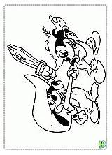 Coloring Pages Sword Fight Mickey Disney Mouse Dinokids Three Musketeers Print Coloringdisney Close Hellokids Color 3musketeers sketch template