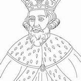 King Colouring Pages British Kings Princes Henry Alfred Great Iii Ii sketch template