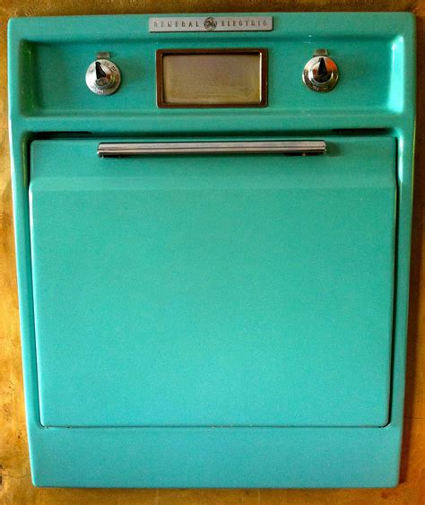 vintage ge turquoise oven give    vintage turquoise