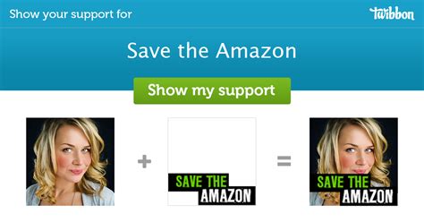 save  amazon support campaign twibbon