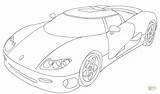 Koenigsegg Mclaren Kolorowanka Supercars Malbilder sketch template