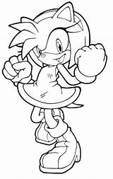 Sonic Amy Coloring Pages Rose Mario Knuckles Boom Printable Hedgehog Super Print Sheets Colouring Color Tails Birthday Drawings Getcolorings Happy sketch template