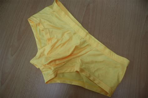 fashion care 2u um098 sexy yellow men thong enhance bulge