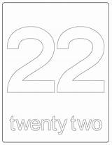 22 Number Numbers Printable Sheknows Activity sketch template