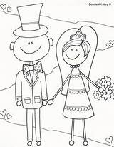 Coloring Pages Wedding Kids Reception Fun Guests Activity Child Colouring sketch template