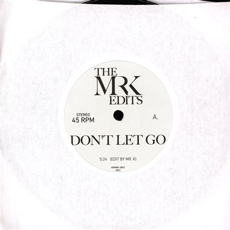 mr k don t let go don t let go record store day 2021 edition