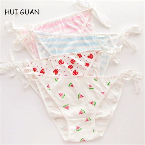 2020 hui guan sexy strawberry fuirt cute girl underwear lingerie women fashion cartoon cotton