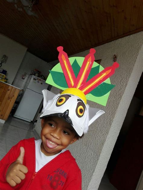 King Julien Madagascar Face Mask Halloween Costume Preeschooler