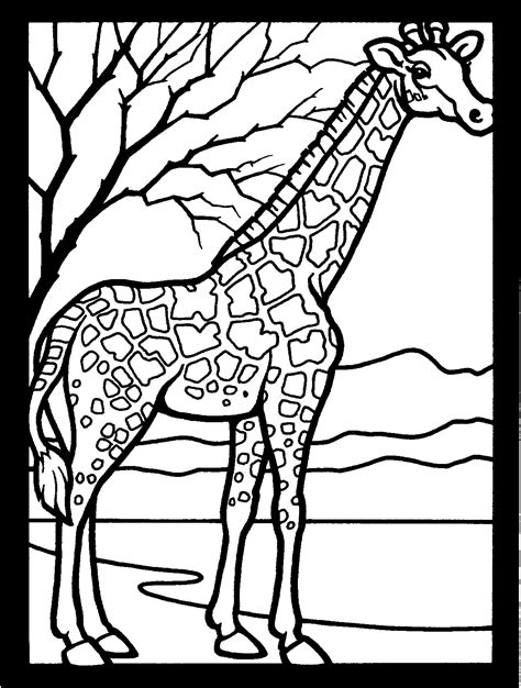 ideas  giraffe coloring pages printable home inspiration