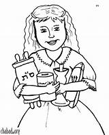 Coloring Pages Rosh Hashanah Pioneer Kids Printable Print Click Girl Parshah sketch template