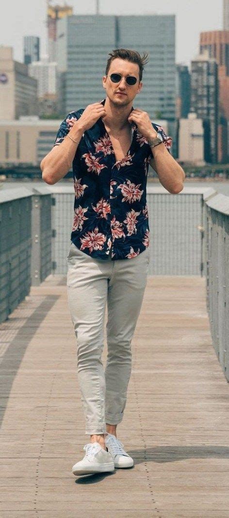 casual shirt trends    casual    floral shirt outfit blue shirt outfits
