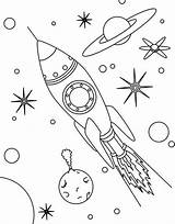 Cohete Espacial Coloriages Espaciales Spatial Rakete Naves Vaisseau Hellokids Printables Yodibujo Fusée Planetas sketch template