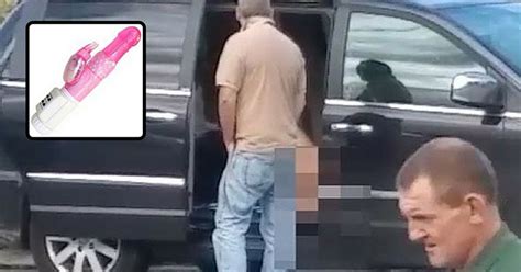 shameless woman caught using sex toy in full view of motorists at