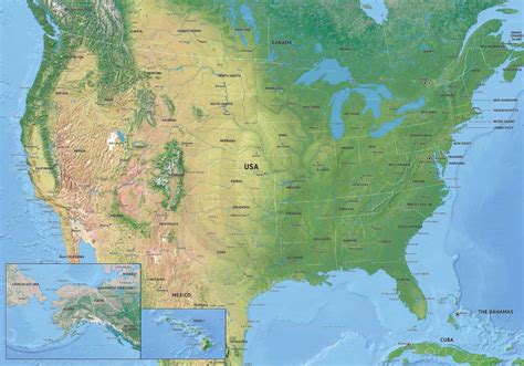vector map  united states  america  stop map