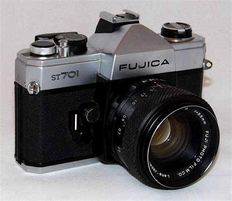 vintage fujica st  mm slr film camera circa  vintage cameras slr film camera fuji