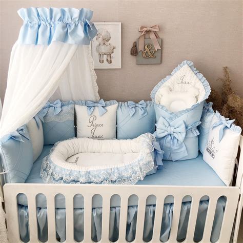 baby boy crib bedding set luxury crib bedding baby nest crib etsy