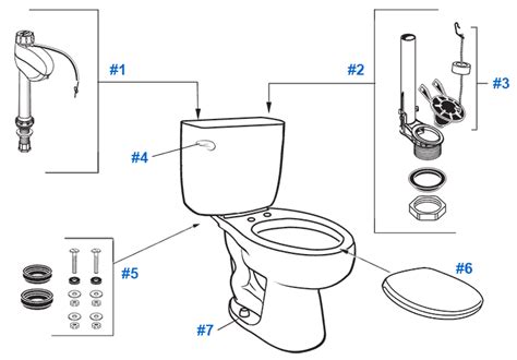 american standard toilet repair parts  infinity series toilets