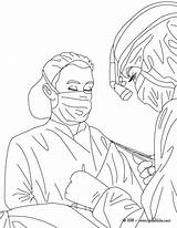 Coloring Pages Surgeon Lawyer Doctor Surgical Kids Hellokids Nurse sketch template