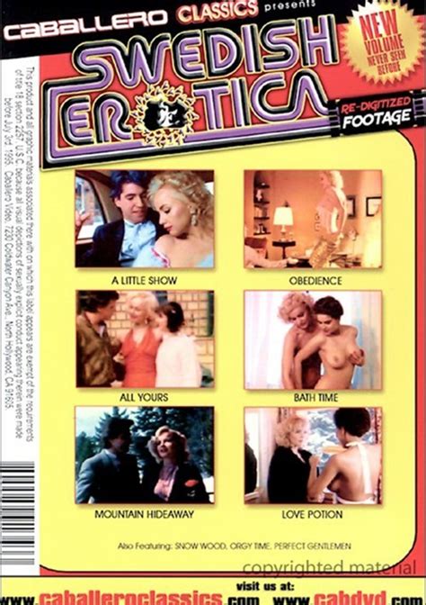 swedish erotica vol 109 caballero home video adult dvd empire
