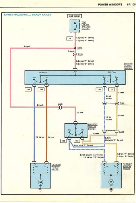 body power window wiring diagram