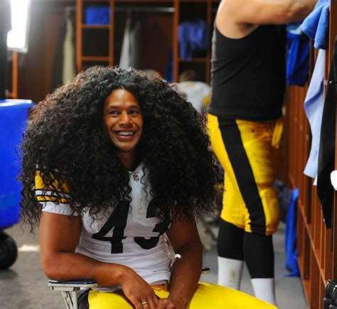 steelers safety troy polamalu gets hair insured for 1 million
