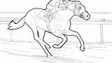 Horse Racing Coloring Pages Color Race Printable Appaloosa Print Barrel Getcolorings sketch template