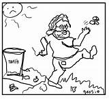 Litter Cartoon Costs Exposing Hidden Garbage Pollution Negatively sketch template