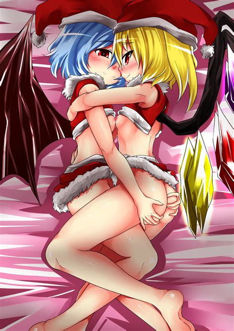 remilia scarlet and flandre scarlet touhou drawn by