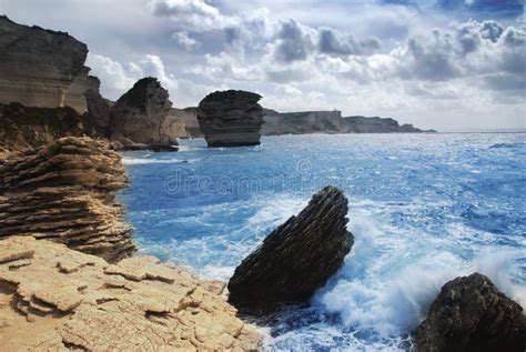 wild coast stock photo image  france mediterranean