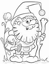 Gnome Coloring Gnomes Pages Ru Funny Printable Print Wonder sketch template