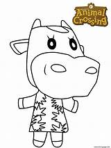 Coloring Pages Cow Cute Printable sketch template