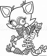 Coloring Foxy Fnaf Pages Getcolorings Print sketch template