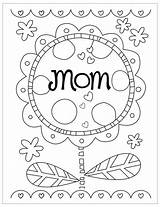 Coloring Print Mothers Pages Preschool sketch template