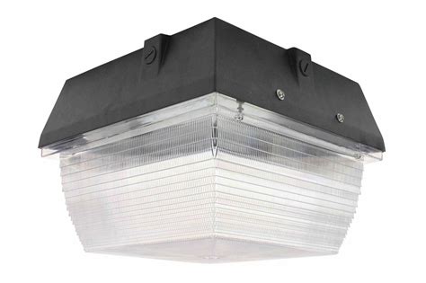 larson electronics  watt led canopy light replaces  watt metal halide fixtures
