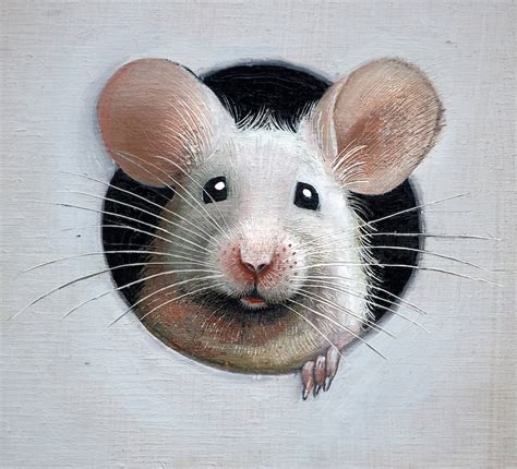 mouse print rat art etsy