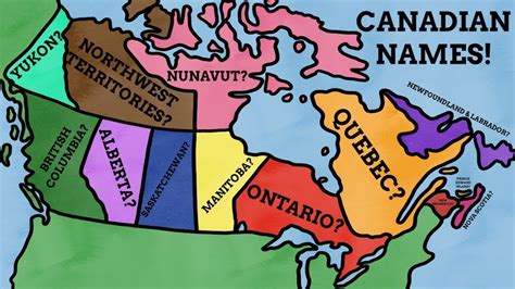 provinces  territories  canada   names youtube