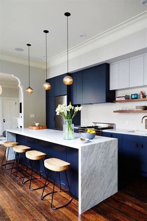 blue kitchen cabinet ideas  breathe life   kitchen