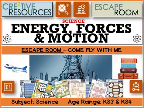energy forces  motion teaching resources