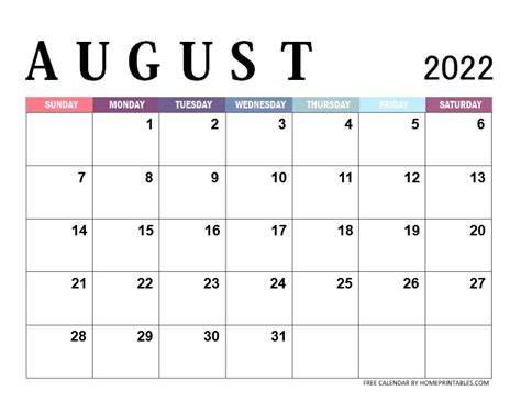 august  calendars   printables printabulls august