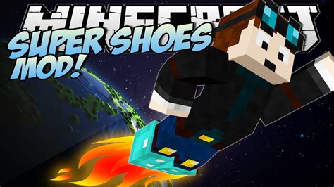 minecraft super shoes mod jet boots feather shoes  mod