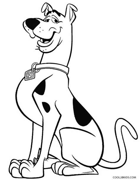 printable scooby doo coloring pages  kids coolbkids