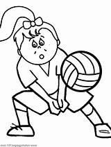 Volleyball 1183 sketch template