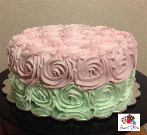 rosettes cake   wwwfacebookcomsweetbitesbykari rosette cake