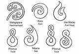 Maori Koru Symbols Tattoo Designs Patterns Meanings Kids Tattoos Tribal Simple Meaning Zealand Māori Traditional Symbol Pattern Year Matariki Frau sketch template