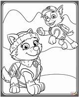 Patrol Paw Everest Coloring Pages Skye Rocky Valentines Valentine Printable Color Getcolorings Cartoons Drawing Kids Print Crafts sketch template