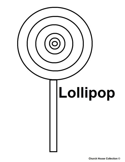 printable lollipop coloring pages
