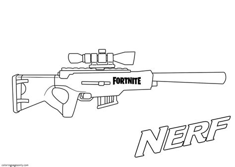 fortnite coloring pages smg guns coloring pages   vrogueco